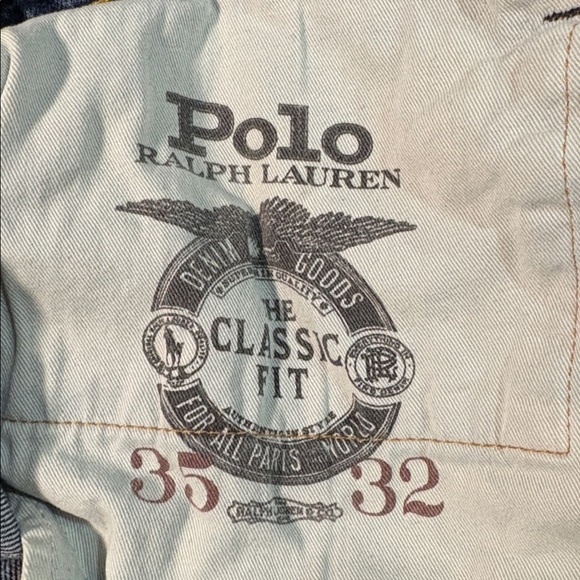Ralph Lauren Men's Classic Fit Jeans size 35x32 - Picture 3 of 6